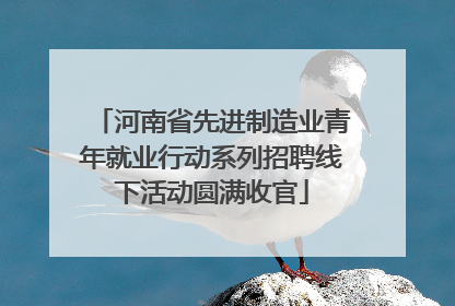 河南省先进制造业青年就业行动系列招聘线下活动圆满收官