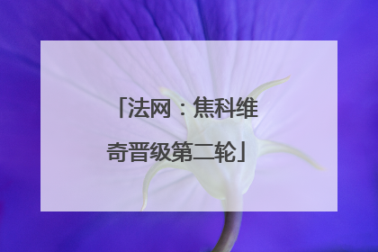 法网：焦科维奇晋级第二轮