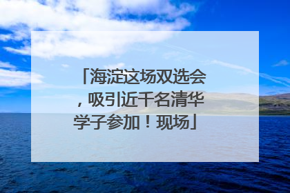 海淀这场双选会，吸引近千名清华学子参加！现场