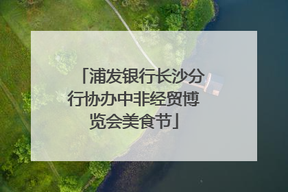 浦发银行长沙分行协办中非经贸博览会美食节