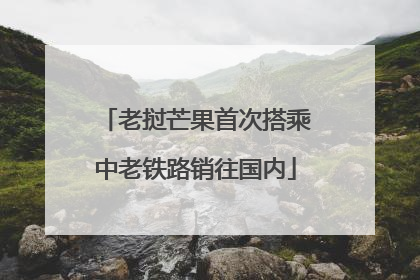 老挝芒果首次搭乘中老铁路销往国内