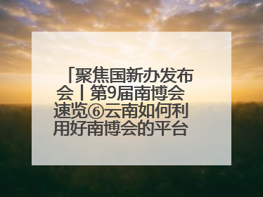 聚焦国新办发布会丨第9届南博会速览⑥云南如何利用好南博会的平台带动作用，深化与南亚国家的交流与合作？