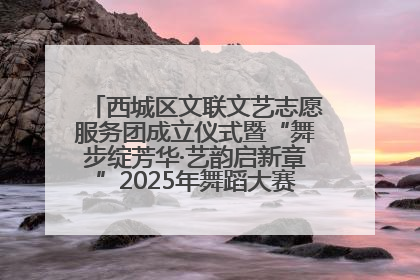 西城区文联文艺志愿服务团成立仪式暨“舞步绽芳华·艺韵启新章”2025年舞蹈大赛展演圆满举办