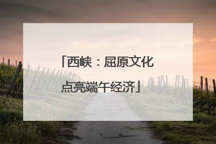 西峡：屈原文化点亮端午经济