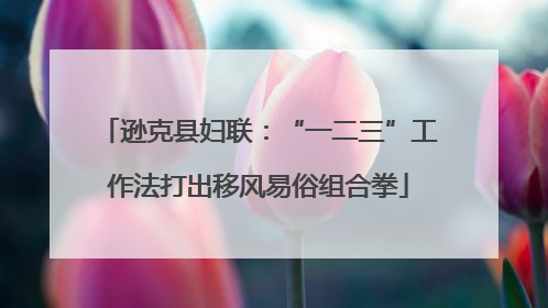 逊克县妇联：“一二三”工作法打出移风易俗组合拳