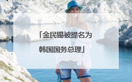 金民锡被提名为韩国国务总理