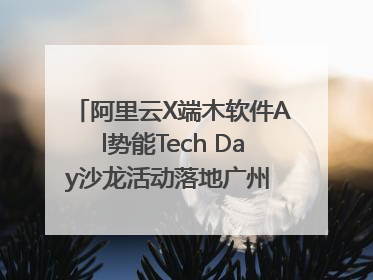 阿里云X端木软件Al势能Tech Day沙龙活动落地广州 邀您共启AI势能