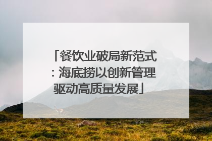 餐饮业破局新范式：海底捞以创新管理驱动高质量发展