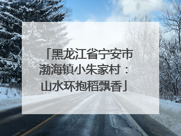 黑龙江省宁安市渤海镇小朱家村：山水环抱稻飘香