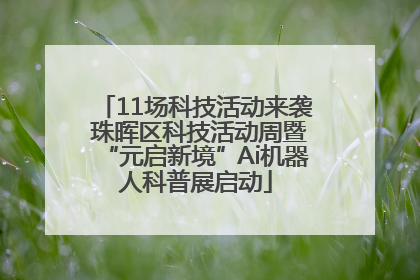 11场科技活动来袭 珠晖区科技活动周暨“元启新境”Ai机器人科普展启动