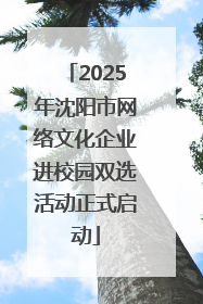 2025年沈阳市网络文化企业进校园双选活动正式启动
