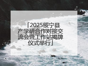 2025绥宁县产学研合作对接交流会暨工作站揭牌仪式举行